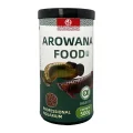 غذای ماهی آروانا MASH مدل AROWANA FOOD، غذایی کامل و متعادل حاوی پروتئین بالا، ویتامین‌ها و مواد معدنی ضروری برای رشد بهینه، تقویت رنگ و حفظ سلامتی ماهیان آروانا.