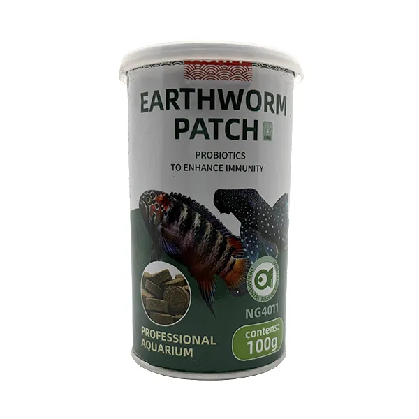 غذای ماهی MASH مدل قرص کرم خاکی EARTHWORM PATCH